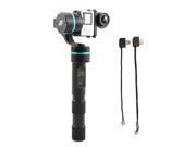 Feiyu G4 3 Axis Handheld Gimbal for GoPro Hero4 3 3 and Other Sports Cameras of Similar Size With Charging cable and Video Output Cable Blue