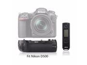 Meike MK D500 Pro Built in 2.4GHZ FSK With Remote Control Shooting for Nikon D500 Camera Replacement of MB D17
