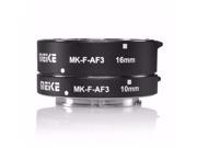 Meike MK F AF3 Metal Auto Focus Macro Extension Tube 10mm 16mm for FUJIFILM XPro2 XT1 XA1 XA2 XE1 XE2 XE2s XE3 X70 XE1 X30 X70 XM1 XM10 XPro1
