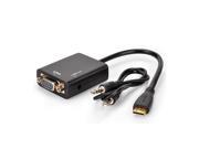 Topwin active mini HDMI to VGA audio converter with chipset up to 1080p supported