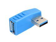 Topwin USB 3.0 Type A Male to Female 90 Degree Vertical Right Angle High Speed USB Adapter Coupler Connector