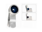 Topwin 1 Piece New 3 in 1 Wide Angle Macro Lens 180 Fish Eye Periscope Lens For All Mobile Phone Len