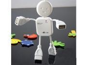 Topwin High Speed Little Human Shape robot 4 Port USB Hub