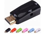 Topwin New HDMI to VGA with Audio Cable HDMI to VGA Adapter Male To Female 1080p HDMI to VGA Converter For PC TV Xbox