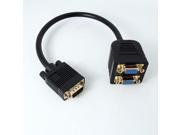Topwin Gold 1 Male to Female 2 VGA Adapter Computer Splitter Cable