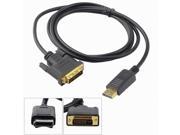 Topwin 1.8M Displayport DP Male To DVI D Male Adapter Cable