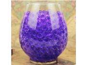 Topwin 1 Bag Crystal Mud Soil Water Beads Bio Gel Ball For Flower Weeding Decor Purple