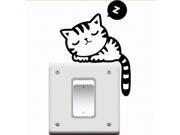 Switch Removable Wall Stickers Cartoon Cute Kittens Generation Switch Stickers
