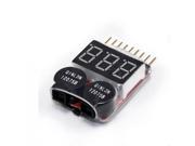 Topwin RC Lipo Battery Low Voltage LED Tester Meter 1S 8S Buzzer Alarm Indicator