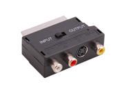 Topwin RGB Scart to 3 RCA S Video Audio AV TV Adapter