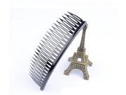Topwin New Practical Black Plastic 24 Teeth Hair Comb Clip Clamp For Lady Girls