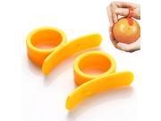 Topwin 2 Pieces New Practical Superior Orange Peeler Random color