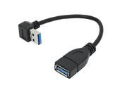 Topwin USB 3.0 Extension Cable A Left Right Angle Male To Female