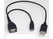 Topwin Micro USB Host OTG Cable With USB Plug Power