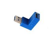 Topwin 90 Degree Down Direction Angled Type USB 3.0 A Type Male to Female Extension Adapter Extender Coupler