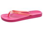 New Ipanema Brasil Tropical Pink Womens Beach Flip Flops Size 7