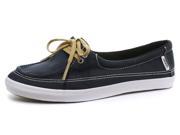 New Vans Rata Lo Navy Womens Flat Lace Up Shoes Size 5