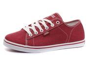 New Vans Ferris Lo Pro Red Womens Plimsolls Sneakers Size 5