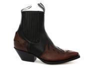 New Grinders Arizona Lo Black Burgundy Mens Cowboy Boots Size UK 5 EU 39