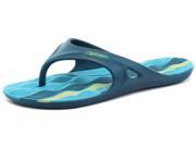 New Rider Brasil Monza 2015 Blue Womens Beach Pool Flip Flops Size 5