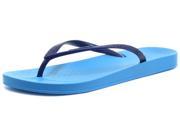 New Ipanema Brasil Tropical 2015 Blue Womens Beach Flip Flops Size 7