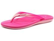 New Rider Brasil Smoothie 2015 Pink Womens Beach Pool Flip Flops Size 10