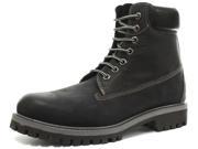 New Grinders Brixton Black Mens Lace Up Ankle Boots Size 12
