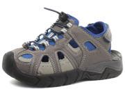 New Gola Kamnik Grey Blue Kids Closed Toe Trekking Sandals Size UK 10 EU 28