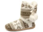 New Dunlop Isabelle Sand Womens Boot Slippers Size 5 6