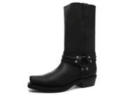 Grinders Renegade Hi Black Mens Cowboy Boots UK Size 8