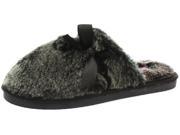 New Dunlop Adrienne Charcoal Womens Slipper Mules Size 8