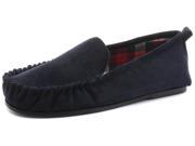 New Dunlop Adrien Navy Mens Moccasin Slippers Size 8