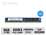 Timetec SK Hynix® HMT41GE7MFR8C PB DDR3 1600MHz PC3 12800 VLP Unbuffered ECC 1.5V CL11 2Rx8 512x8 2 Rank 240 Pin UDIMMs Reg In Line Server Memory Module Upg