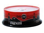 Maxell DVD RW 4.7Gb 2x Spindle 25 rewritable dvd 25 pack dvd rw blank