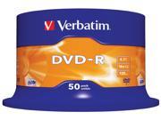 Verbatim DVD R 4.7Gb 16x Spindle 50 43548 verbatim dvdr 50 pack data