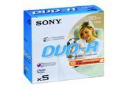 SONY DVD R 1.4Gb 8cm 30min Pk 5 camcorder disc recordable mini discs