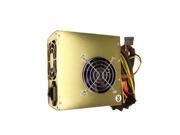 650W 2 Fans ATX Gold SATA PCIE Power Supply for Intel AMD PC
