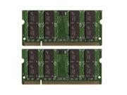 4GB Kit 2*2GB DDR2 667MHz PC2 5300 200pin SO DIMM Laptop Memory