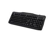 Black iMicro KB RP9851 107 Key USB Wired English Keyboard For PC Laptop