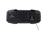 Pro Gaming Blue LED Illuminated Backlight Multimedia USB Keyboard for Laptop PC