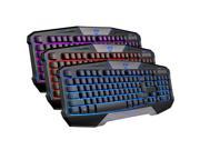 E BLUE EKM708BK COBRA 3 Colors LED Adjustable Backlit Gaming USB Wired Keyboard