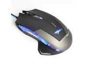 Adjustable 2500DPI Optical Blue LED 6 Buttons Gaming Mouse For Gamers Laptop PC