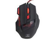 RED LED Backlit 800 1600DPI Game Ergonomics USB Wired PC Gaming Optical mouse