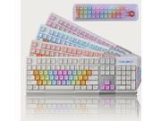 LED Illuminated USB Wired switchable Gaming Keyboard 3 color backlight dimmable