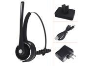Bluetooth Headset Handsfree for iPhone PS3 w Charging Dock Noise Reduction