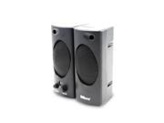 iMicro Wired 3.5mm 2.0 Channel Multimedia Speaker System Black