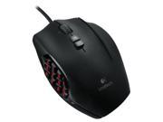 Logitech G600 MMO Wired USB Gaming Mouse Black