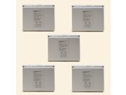 5pcs 9 Cell 60WH Battery for Apple MacBook Pro 15 15 Inch A1175 Laptop Silver
