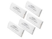 5 X Battery for Apple MacBook 13 inch A1181 A1185 MA561 MA566 Laptop White