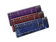 Multmedia 117 Key LED Backlit Wired USB Gaming Keyboard with Breathing Lamp